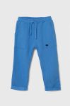 Дитячі спортивні штани United Colors of Benetton однотонні колір блакитний (3602883) Дитячі спортивні штани United Colors of Benetton однотонні колір блакитний (3602883)