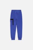 Дитячі бавовняні штани Coccodrillo колір синій однотонні (3495678)