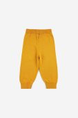 Бавовняні штани для немовлят Bobo Choses колір жовтий однотонні