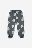 Дитячі бавовняні штани Bobo Choses колір сірий візерунок (3508117)