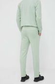 Спортивні штани Guess колір зелений однотонні (3335592)