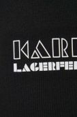 Спортивні штани Karl Lagerfeld колір чорний однотонні