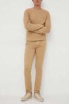 Штани Tommy Hilfiger чоловічі колір бежевий фасон chinos Штани Tommy Hilfiger чоловічі колір бежевий фасон chinos
