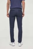 Штани BOSS чоловічі колір синій облягаюче (3363229)