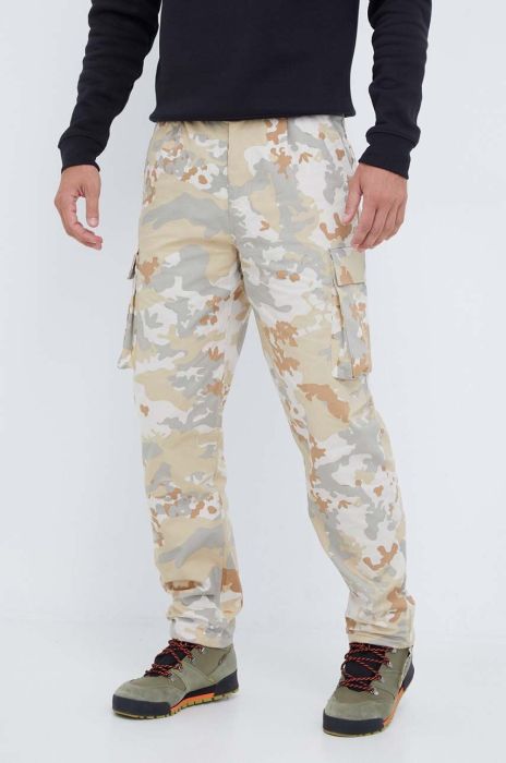 Штани adidas Originals чоловічі колір бежевий пряме