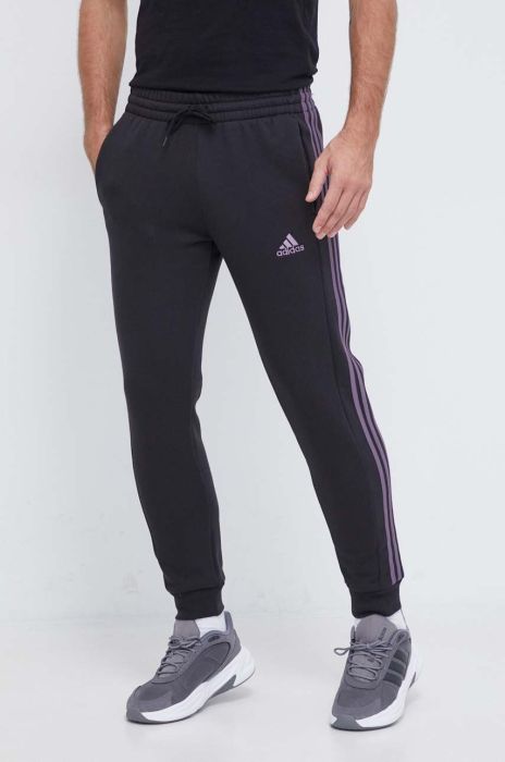 Спортивні штани adidas колір чорний з аплікацією (3639182)