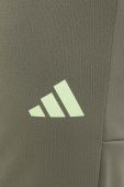Штани для тренувань adidas Performance Train Essentials Seasonal колір зелений з принтом