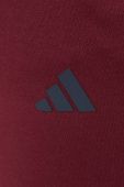 Штани для тренувань adidas Performance Base колір бордовий однотонні