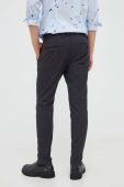 Штани Drykorn чоловічі колір чорний фасон chinos