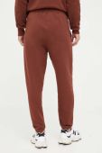 Спортивні штани Fila колір коричневий однотонні Спортивні штани Fila колір коричневий однотонні