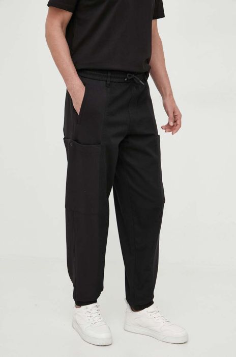 Штани Armani Exchange чоловічі колір чорний