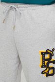 Бавовняні спортивні штани Puma PUMA X STAPLE колір сірий з аплікацією