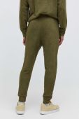 Спортивні штани UGG колір зелений однотонні
