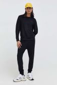 Спортивні штани UGG колір чорний однотонні Спортивні штани UGG колір чорний однотонні
