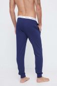 Бавовняні штани лаунж United Colors of Benetton колір синій однотонні