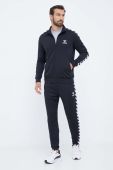 Спортивні штани Hummel колір чорний з аплікацією