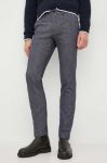 Штани Tommy Hilfiger чоловічі колір синій облягаюче (3520412) Штани Tommy Hilfiger чоловічі колір синій облягаюче (3520412)
