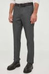 Штани BOSS чоловічі колір сірий пряме (3486619)