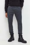 Штани Tommy Jeans чоловічі колір сірий Штани Tommy Jeans чоловічі колір сірий