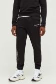 Бавовняні спортивні штани Tommy Jeans колір чорний з принтом (3421721) Бавовняні спортивні штани Tommy Jeans колір чорний з принтом (3421721)