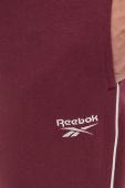 Спортивні штани Reebok колір бордовий однотонні (3555142)