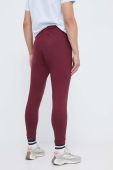 Спортивні штани Reebok колір бордовий однотонні (3555147)