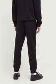 Бавовняні спортивні штани HUGO колір чорний однотонні (3486630) Бавовняні спортивні штани HUGO колір чорний однотонні (3486630)