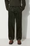 Вельветові штани Gramicci Corduroy Gramicci Pant колір зелений прямі G2FM.P003 Вельветові штани Gramicci Corduroy Gramicci Pant колір зелений прямі G2FM.P003