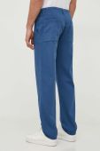 Штани United Colors of Benetton чоловічі пряме колір блакитний Штани United Colors of Benetton чоловічі пряме колір блакитний