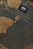 Штани Vans чоловічі колір зелений фасон chinos (3679182)