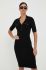 Сукня Guess колір чорний mini облягаюча (3410192)