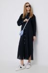 Бавовняна сукня Tommy Hilfiger колір синій maxi пряма