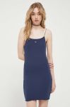 Сукня Tommy Jeans колір синій mini облягаюча (3276720)
