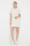 Бавовняна сукня adidas Originals колір бежевий mini пряма