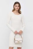 Сукня Twinset колір бежевий mini облягаюча (3477934)