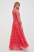 Сукня Twinset колір рожевий maxi розкльошена (3467700)