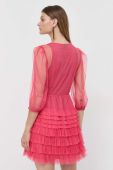 Сукня Twinset колір рожевий mini розкльошена (3467717)