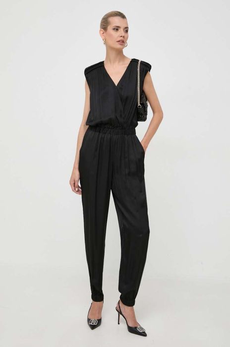 Комбінезон Boss Orange BOSS ORANGE колір чорний декольте трикутник Комбінезон Boss Orange BOSS ORANGE колір чорний декольте трикутник