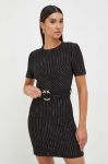Сукня Pinko колір чорний mini пряма (3588853)