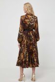 Сукня Marciano Guess колір коричневий midi розкльошена