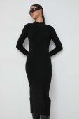Сукня Patrizia Pepe колір чорний midi облягаюча (3626065)