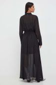 Сукня Twinset колір чорний maxi розкльошена (3591869)