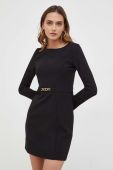 Сукня Twinset колір чорний mini розкльошена (3593717)