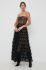 Сукня Twinset колір чорний maxi розкльошена (3635339)