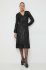 Сукня Twinset колір чорний midi розкльошена (3630327)