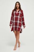 Нічна сорочка Tommy Hilfiger колір бордовий (3603000) Нічна сорочка Tommy Hilfiger колір бордовий (3603000)
