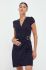 Сукня Morgan колір синій mini облягаюча (3421770)