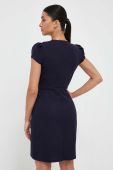 Сукня Morgan колір синій mini облягаюча (3421770)