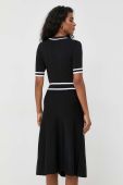 Сукня Karl Lagerfeld колір чорний midi облягаюча (3538588)