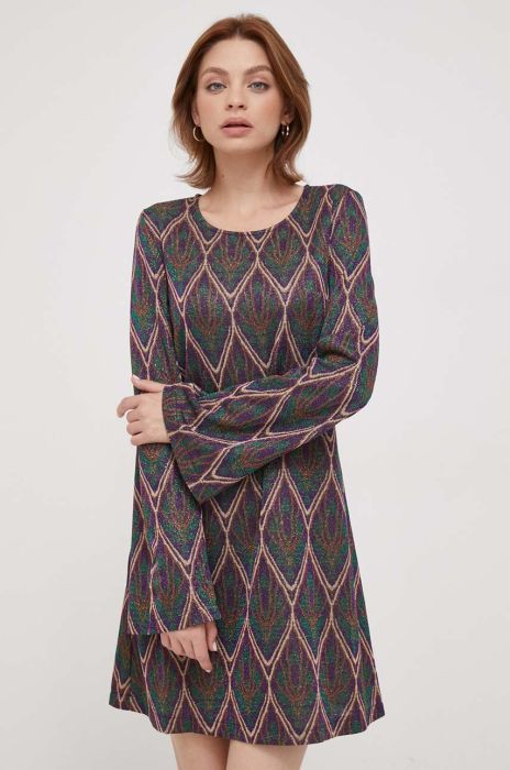 Сукня Artigli mini пряма колір барвистий